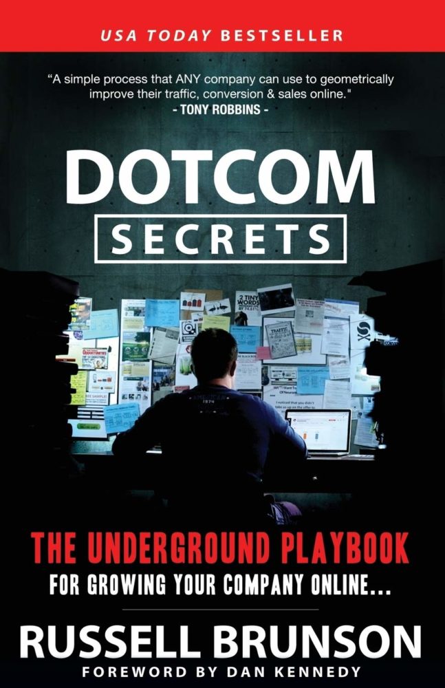 Dotcom Secrets, Second Edition by Russell Brunson Book Cover